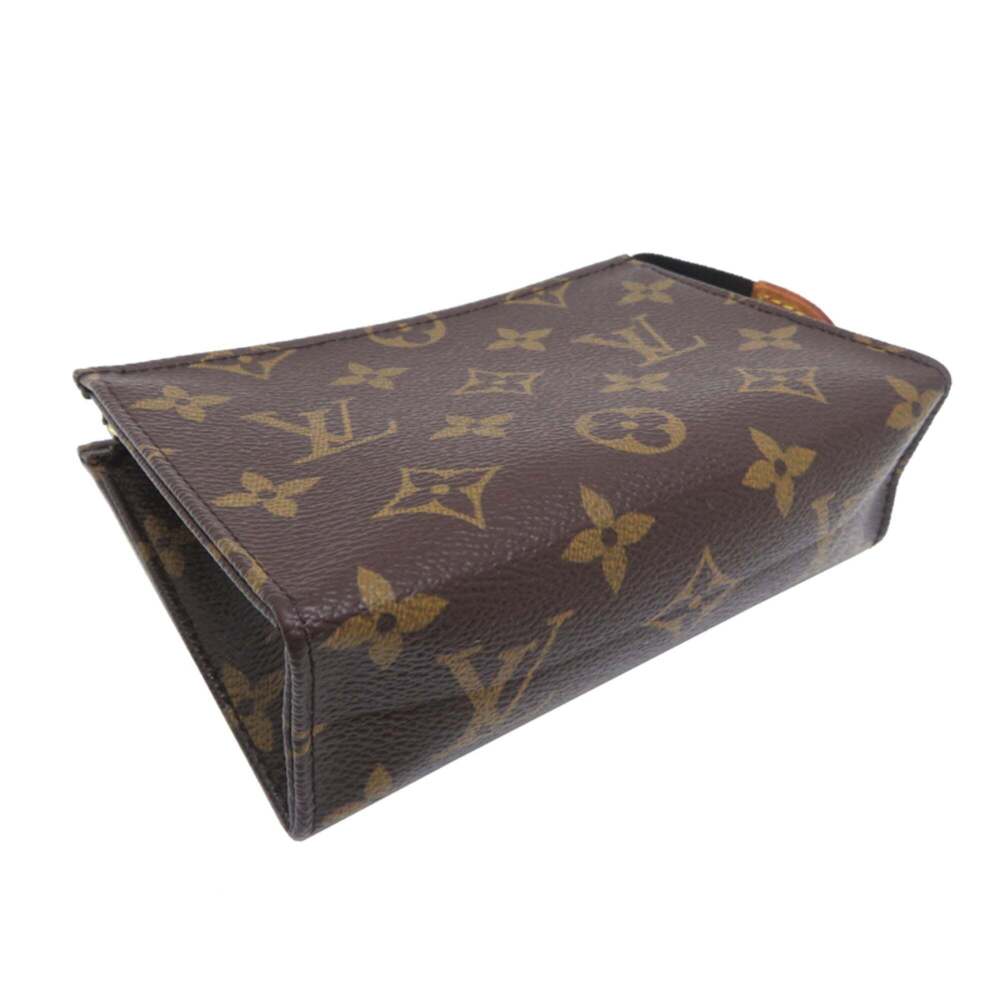LOUIS VUITTON Authentic Brown Monogram Pouch - Picture 3 of 9
